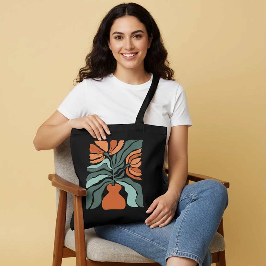 Vase tote bag