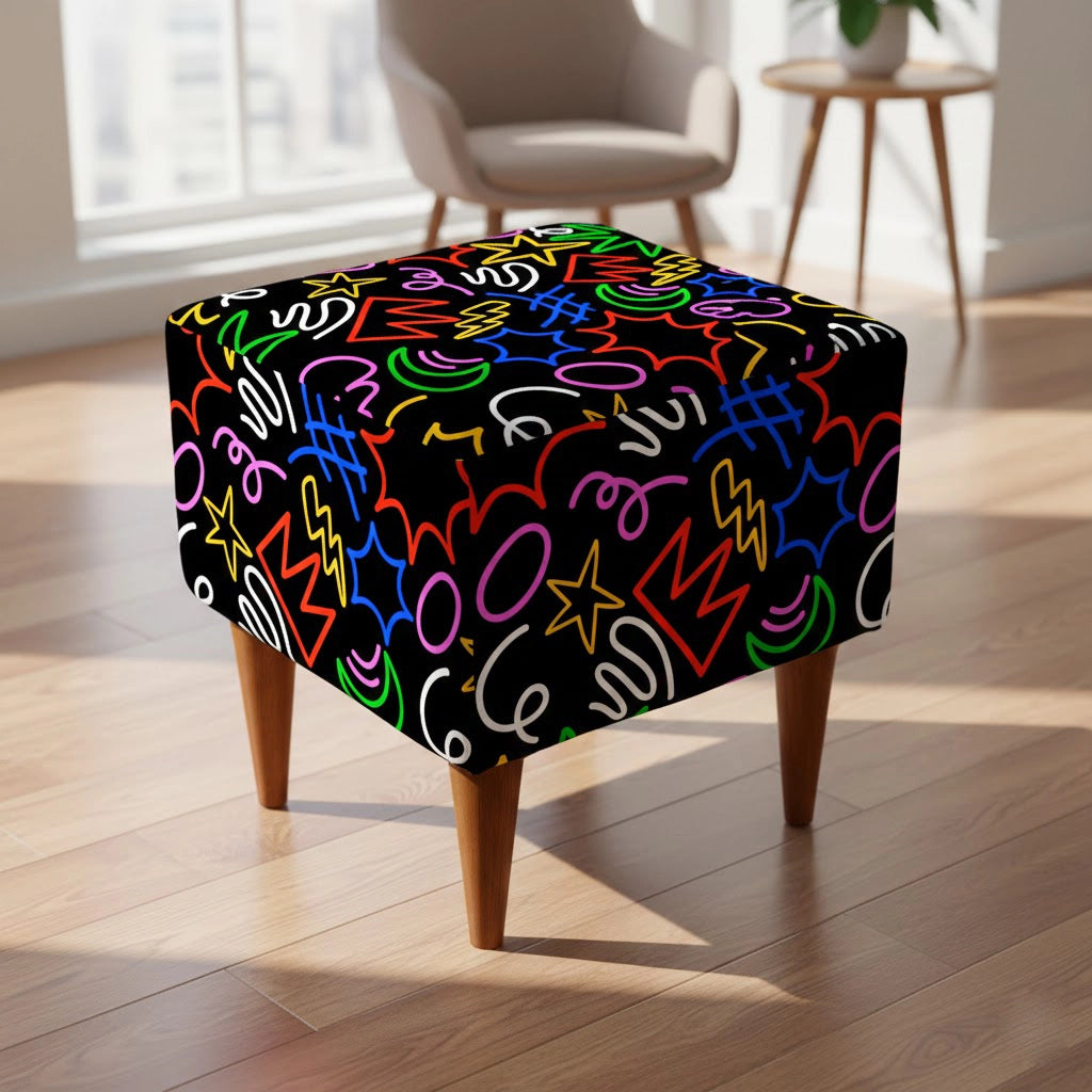 Pattern Pouf