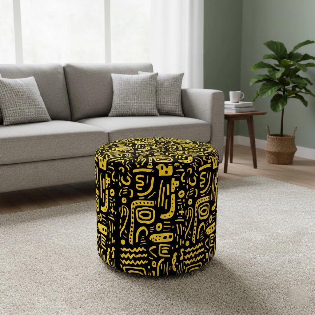 Pattern Pouf