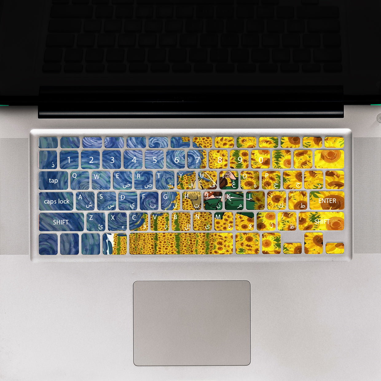 Van goh 2 Laptop Keyboard Sticker