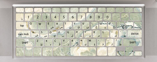 Ceremic Green Laptop Keyboard Sticker