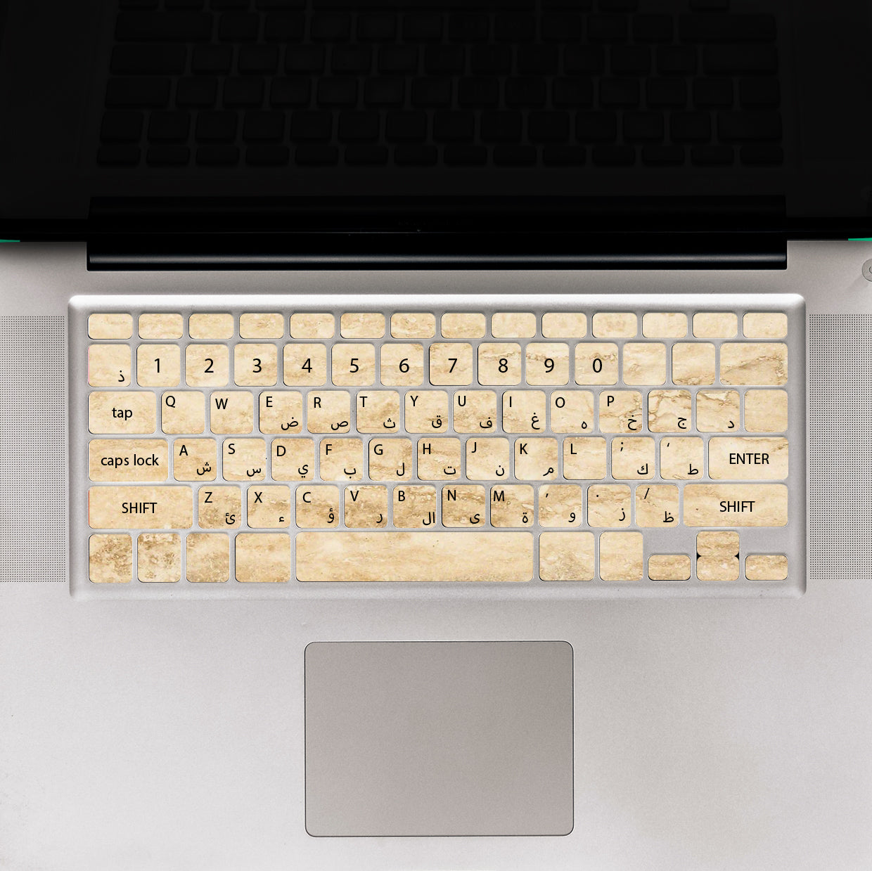 Ceremic Brown Laptop Keyboard Sticker