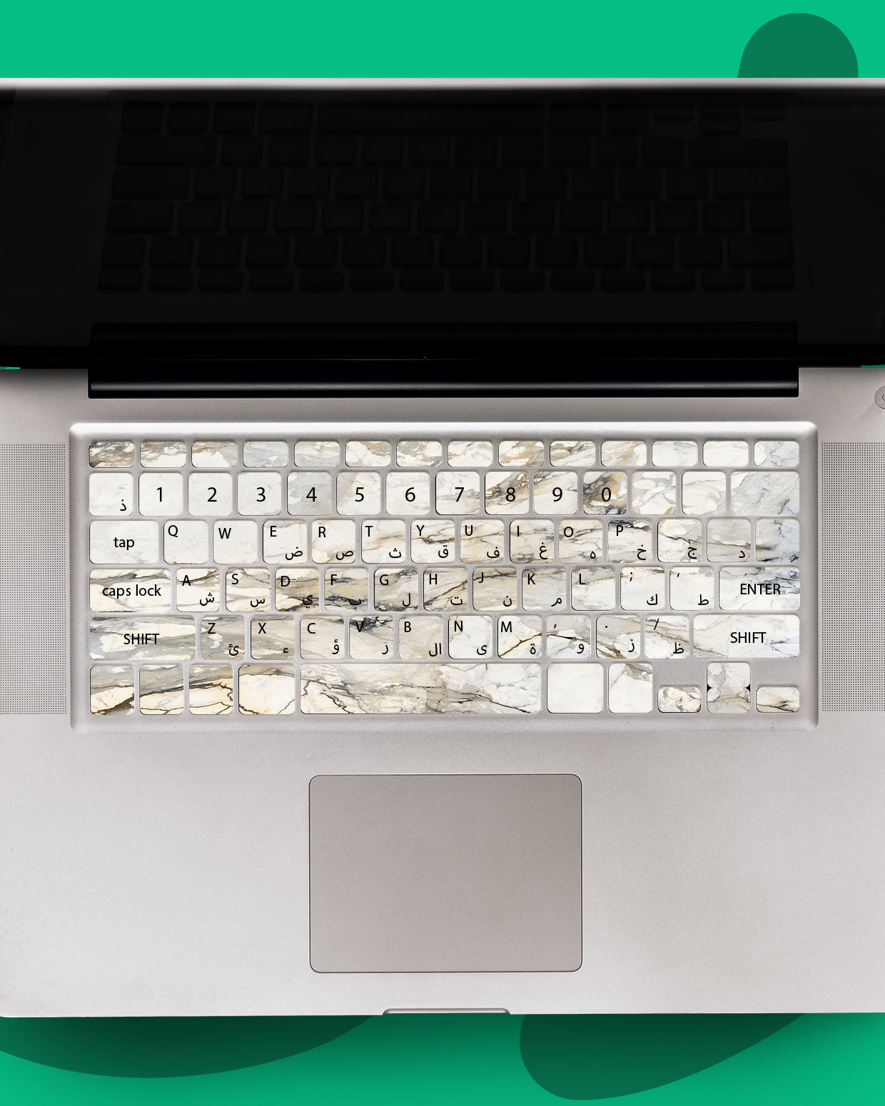 Ceremic Grey Laptop Keyboard Sticker