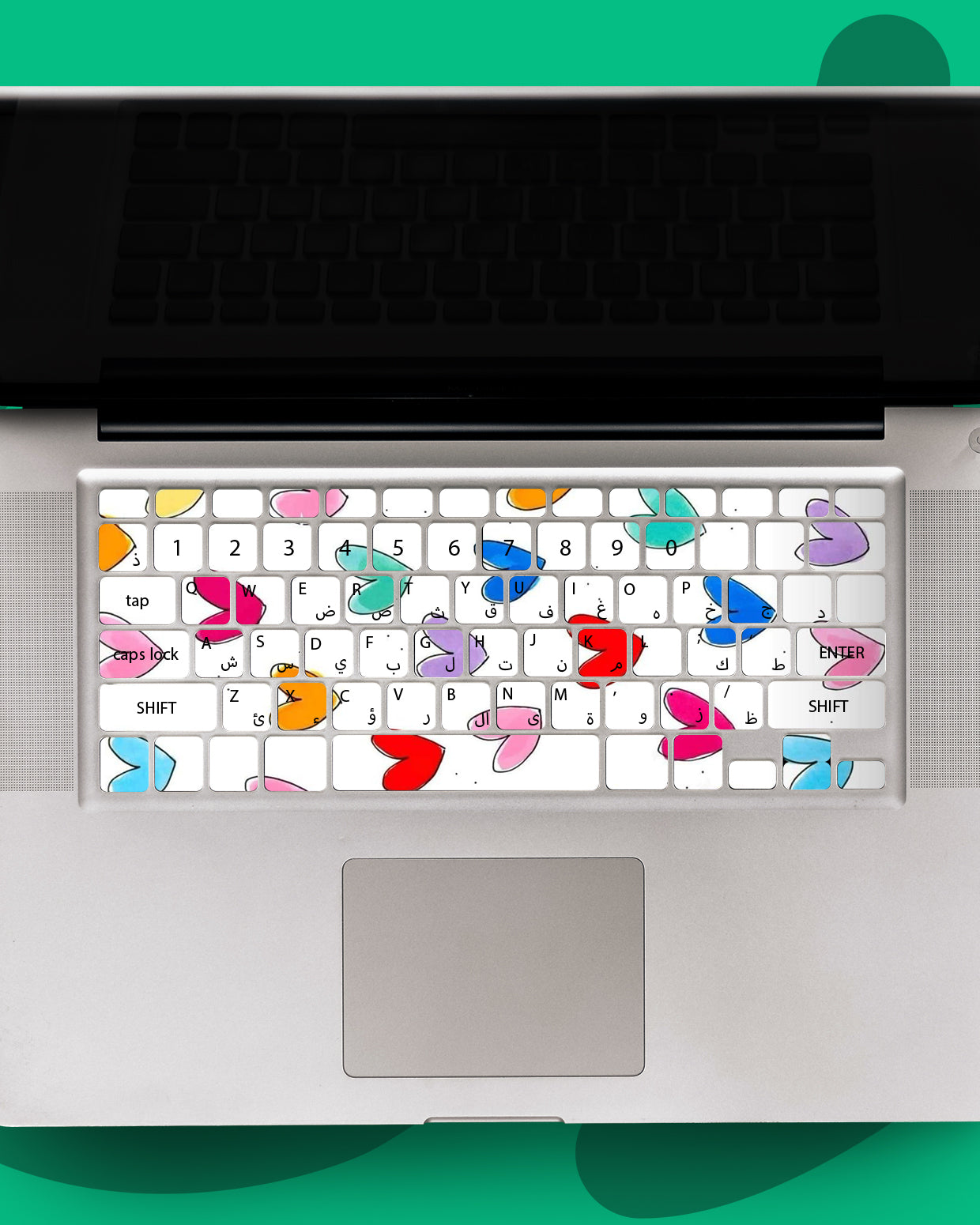 Heart Laptop Keyboard Sticker