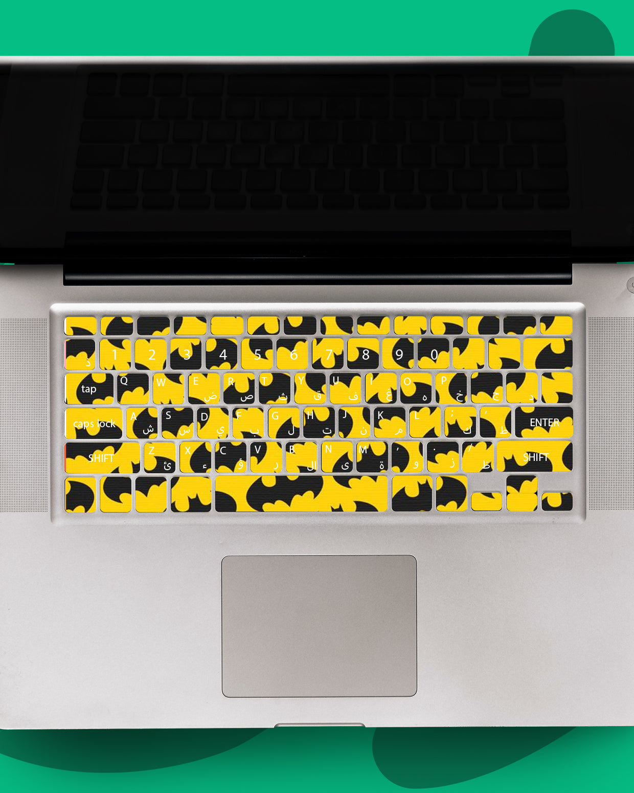 Batman Pattern Laptop Keyboard Sticker