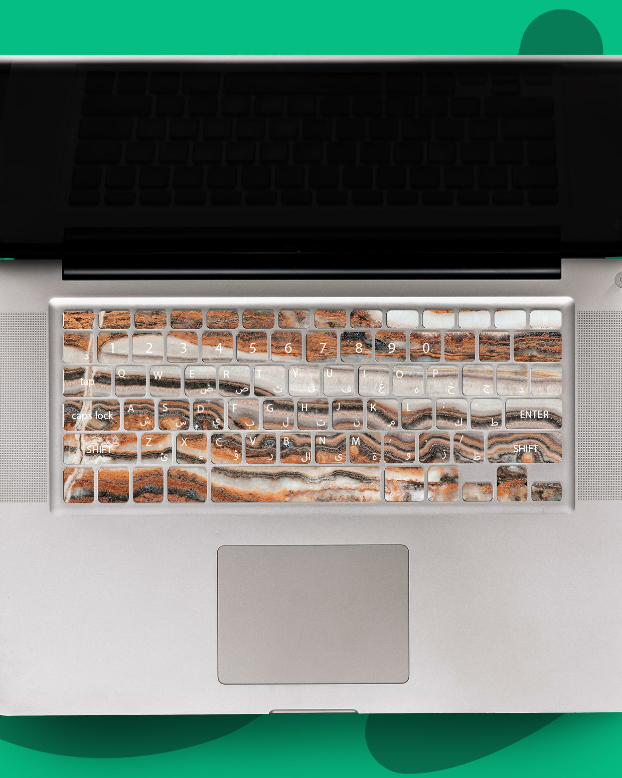 ceremic 5 Laptop Keyboard Sticker