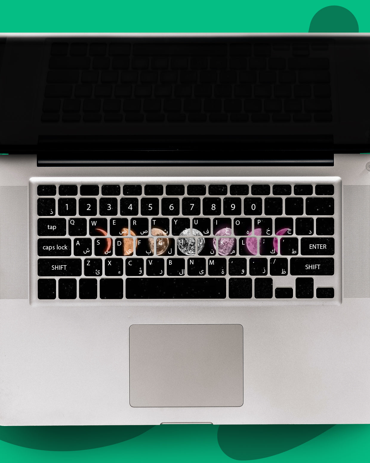Moon Laptop Keyboard Sticker