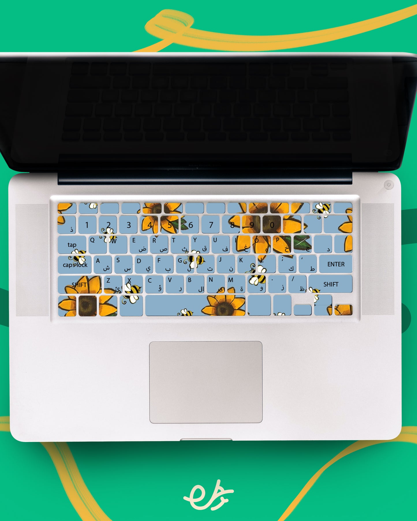 sunflower Laptop Keyboard Sticker