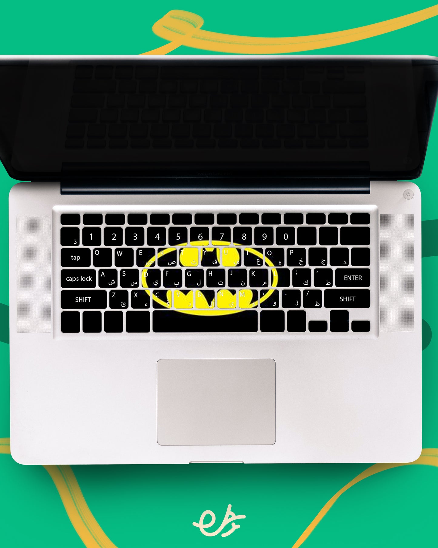 Batman Laptop Keyboard Sticker