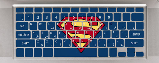 Superman Laptop Keyboard Sticker