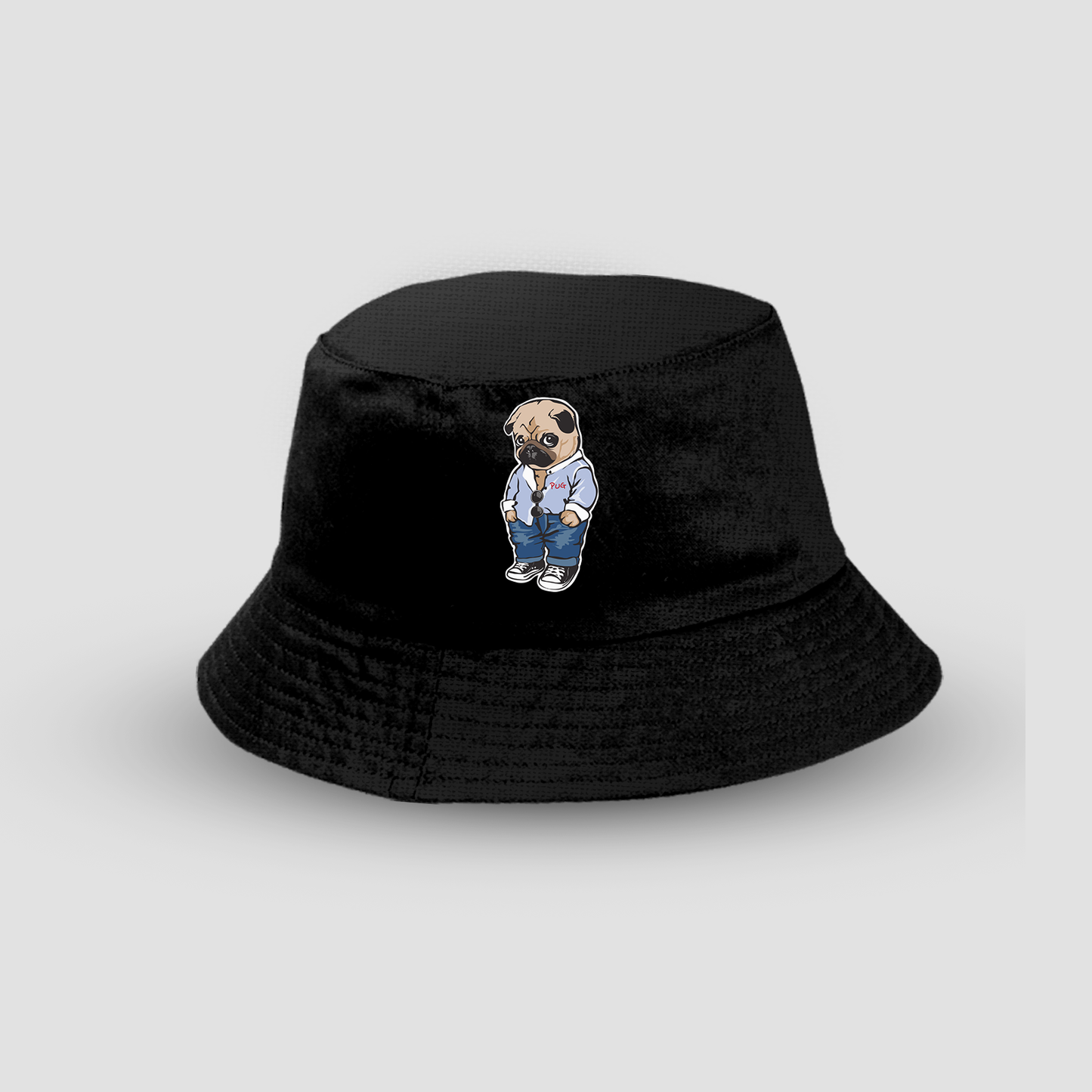 Dog Pug Bucket Hat