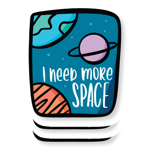 EP-I need more space 2 Sticker