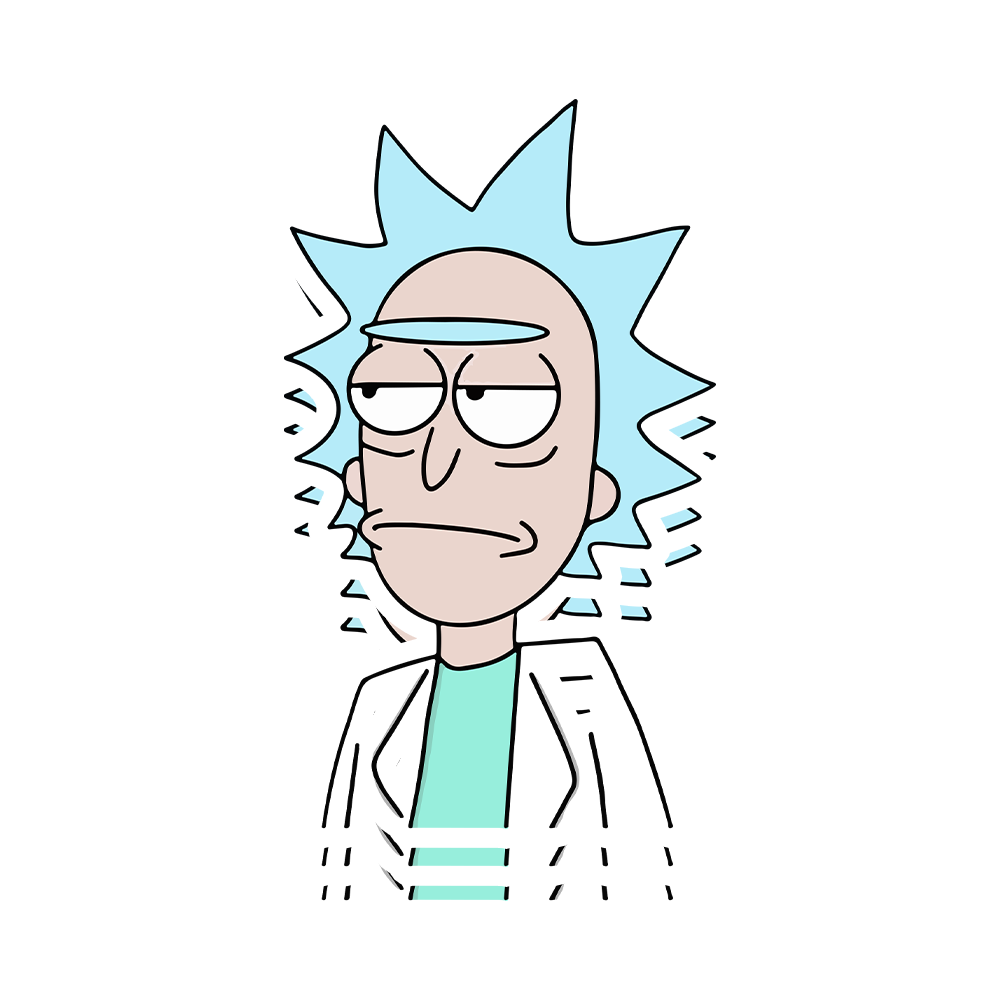 EP-Rick morty 2 Sticker