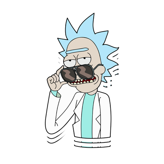 EP-Rick morty 3 Sticker