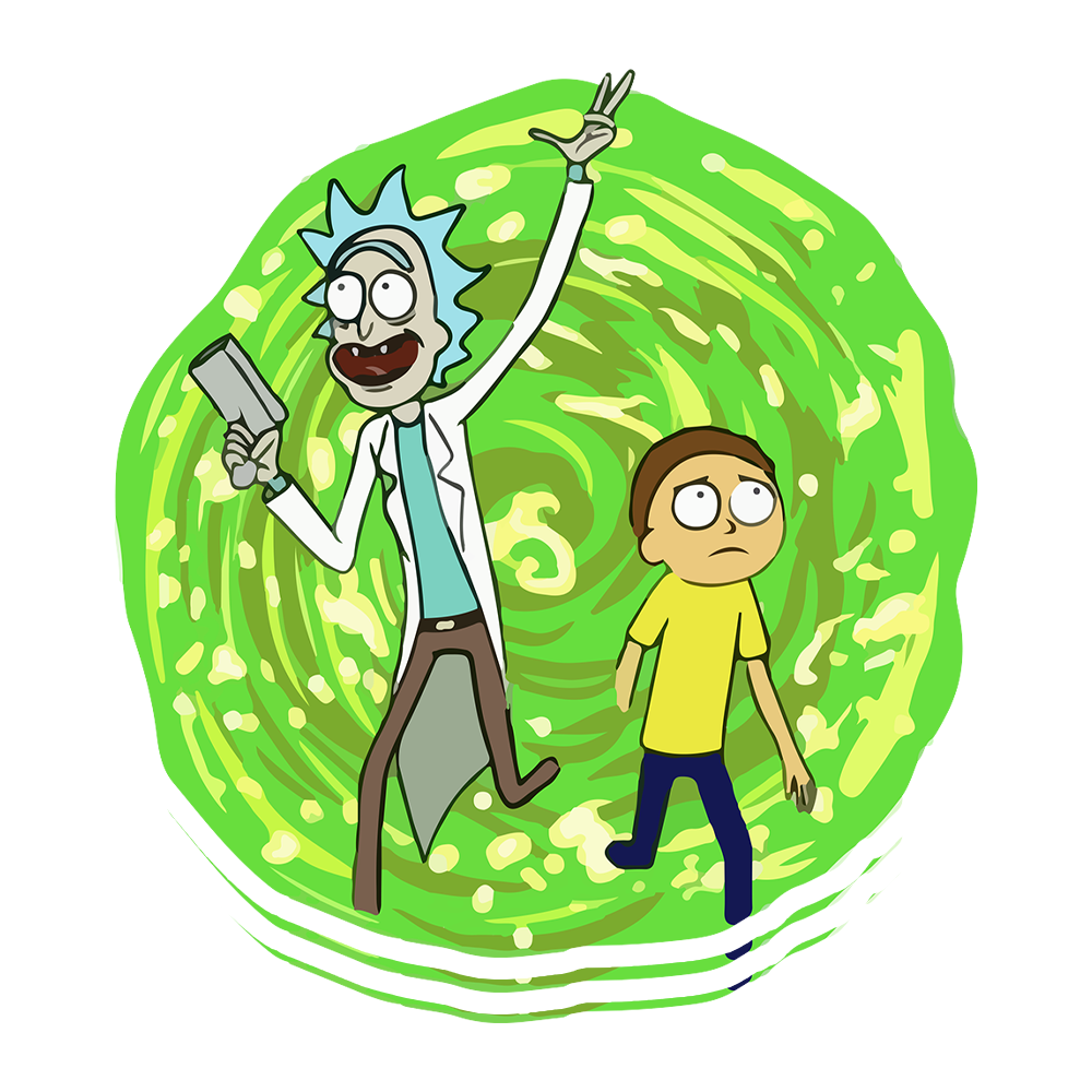 EP-Rick morty 5 Sticker