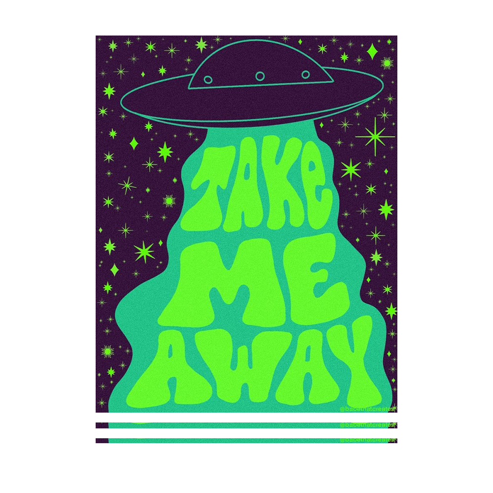 EP-Take me away Sticker