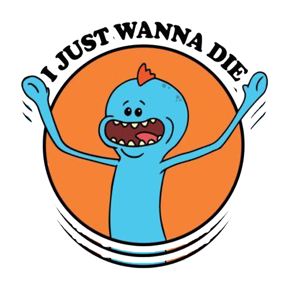 Ep-I just wanna die Sticker