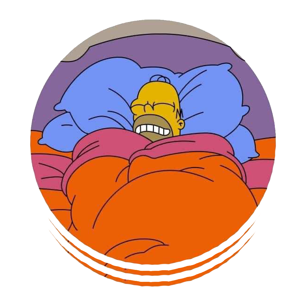 Ep-Simpsons sleeping Sticker