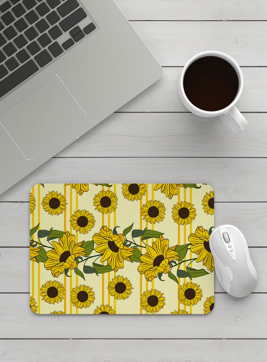 Flower Yellow Mouse Pad