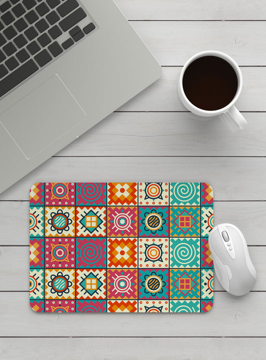 Pattern Coluers Mouse Pad