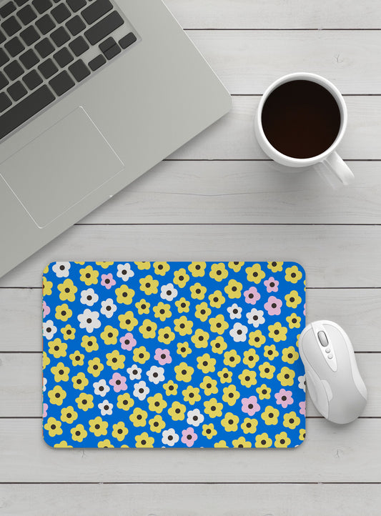 Pattern Flowers Mouse Pad