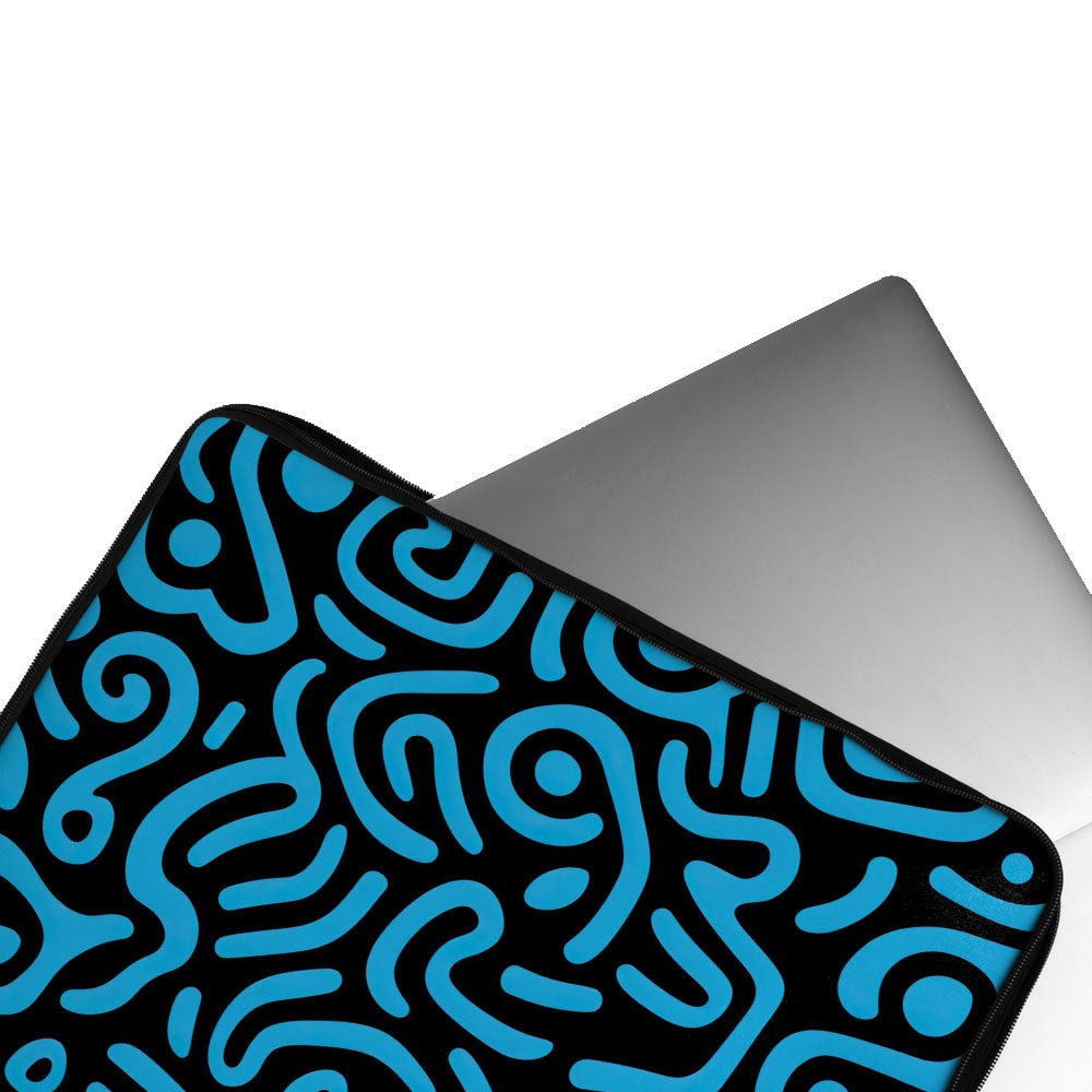 Blue-black Laptop sleeve