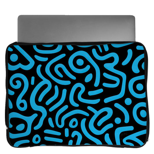 Blue-black Laptop sleeve