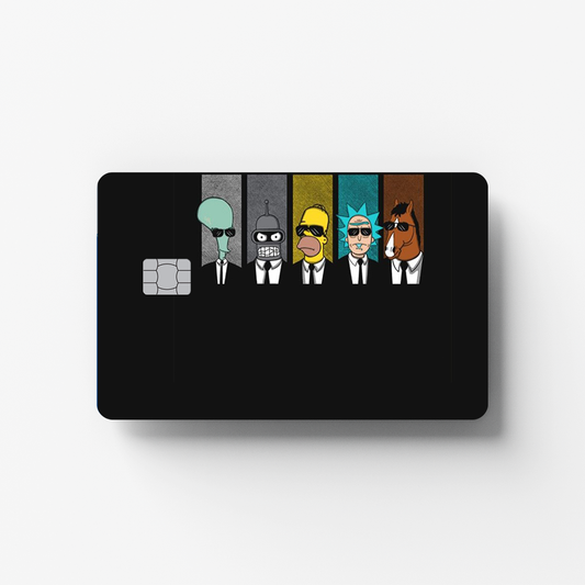 cartoon Credit Card Sticker