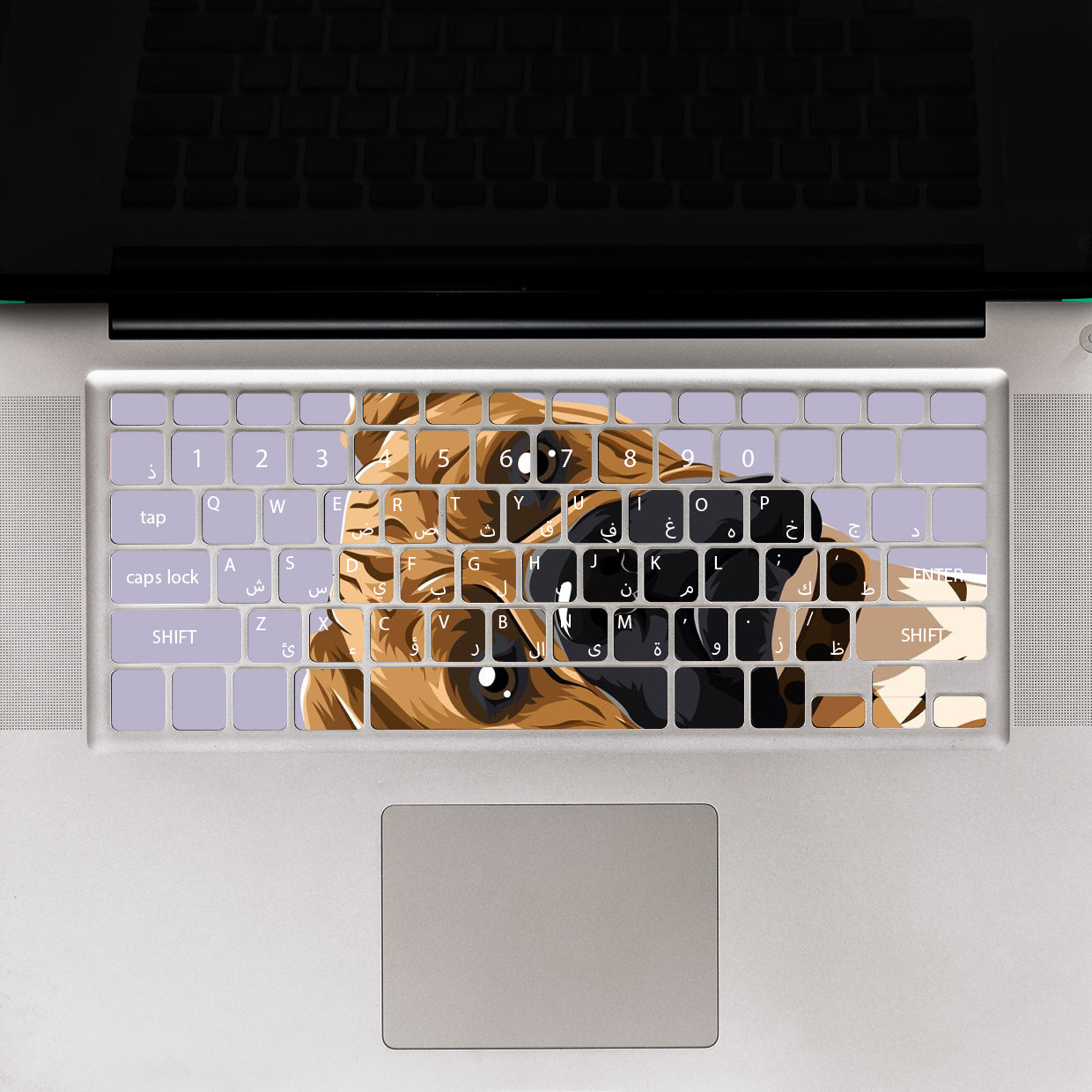 Dog Laptop Keyboard Sticker