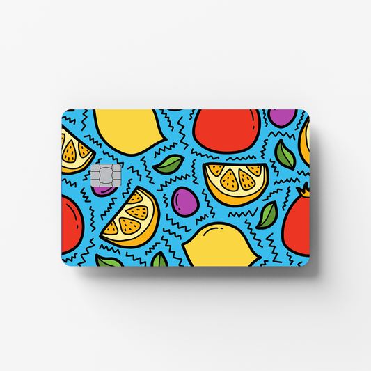 Fruits Credit Card Sticker