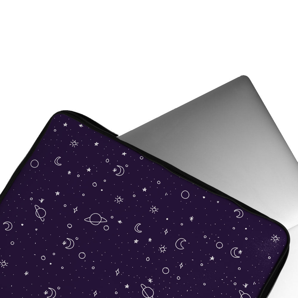 Galaxy-purple Laptop sleeve