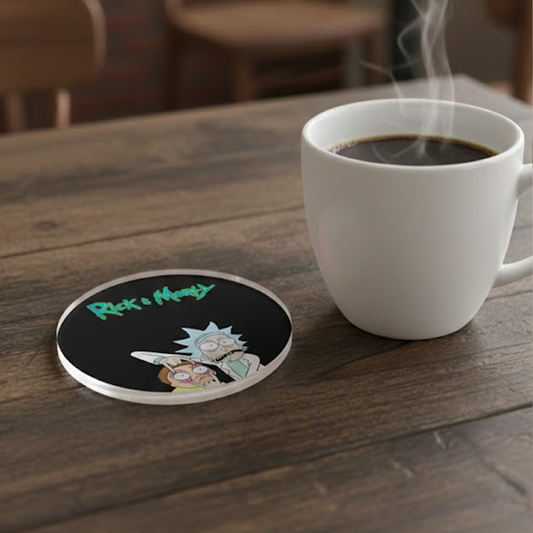 Ric And Morty Acrylic Coaster