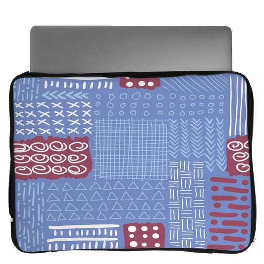 Pattern-blue Laptop sleeve