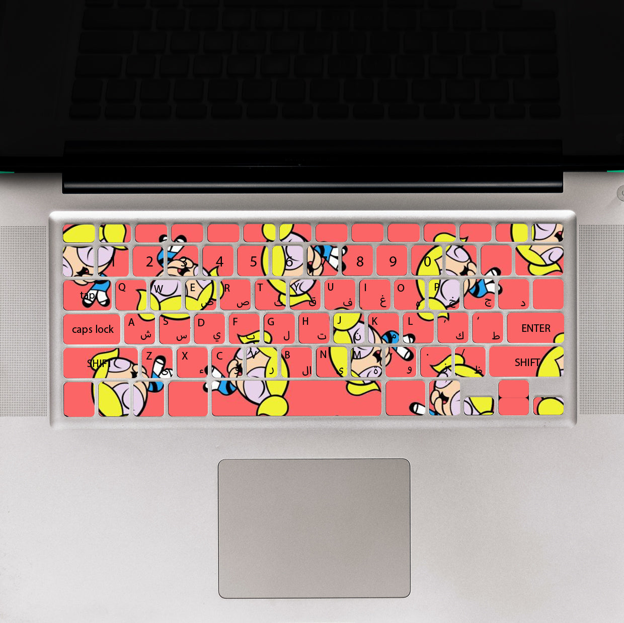 Power Girls Laptop Keyboard Sticker