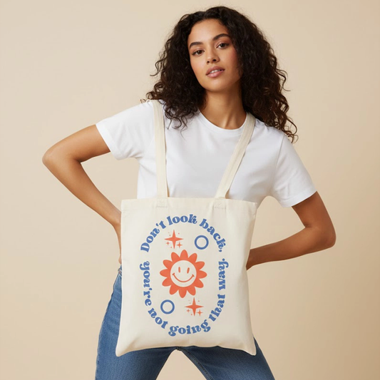 Look Flower tote bag
