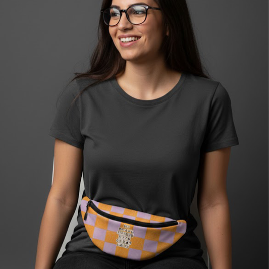 Pattern Orange Fanny Pack