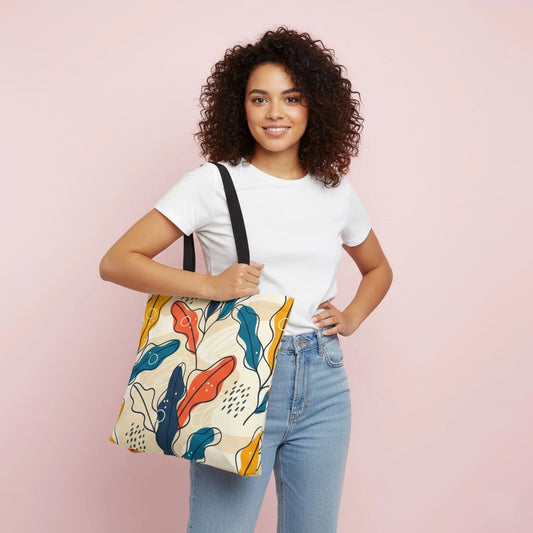 Flower tote bag all over print