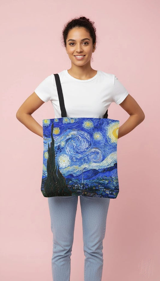 Staary Night tote bag all over print