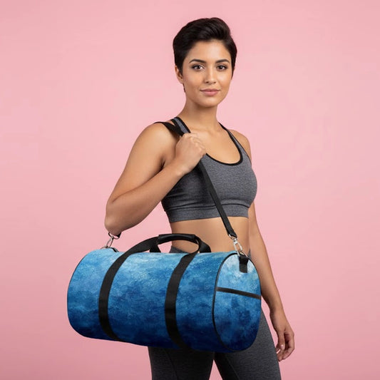 Blue Duffle Bag
