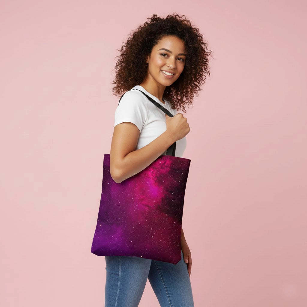 Galaxy tote bag all over print
