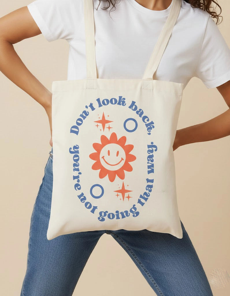 Look Flower tote bag