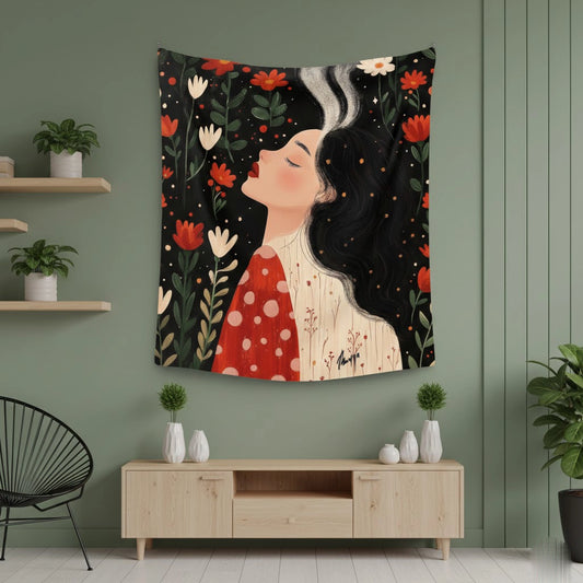 Girl Tapestry