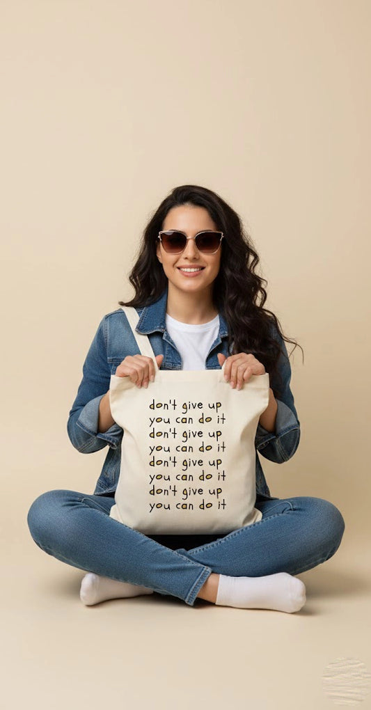 Give Up tote bag