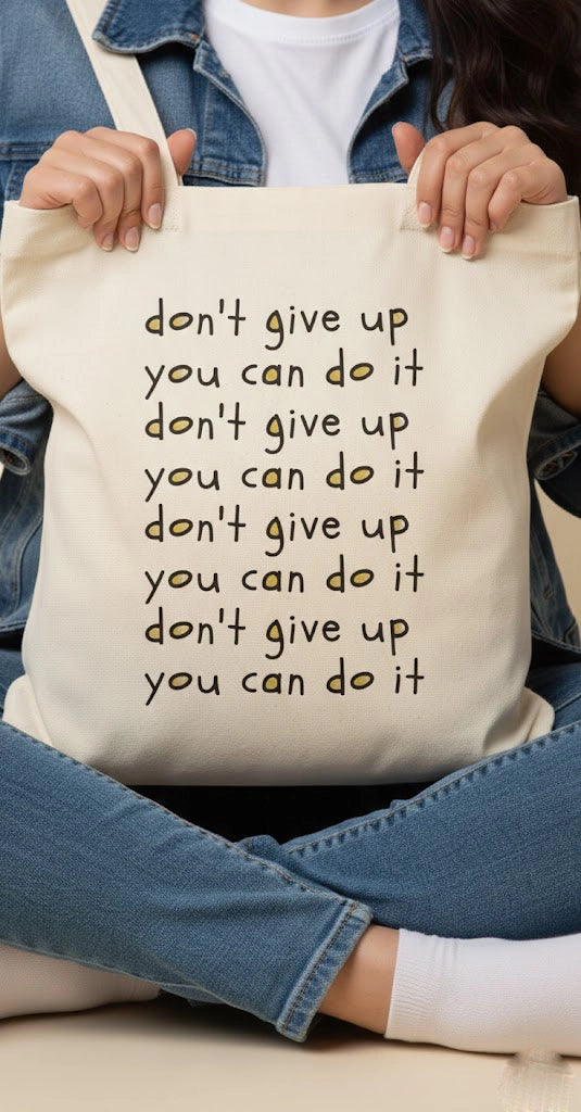 Give Up tote bag