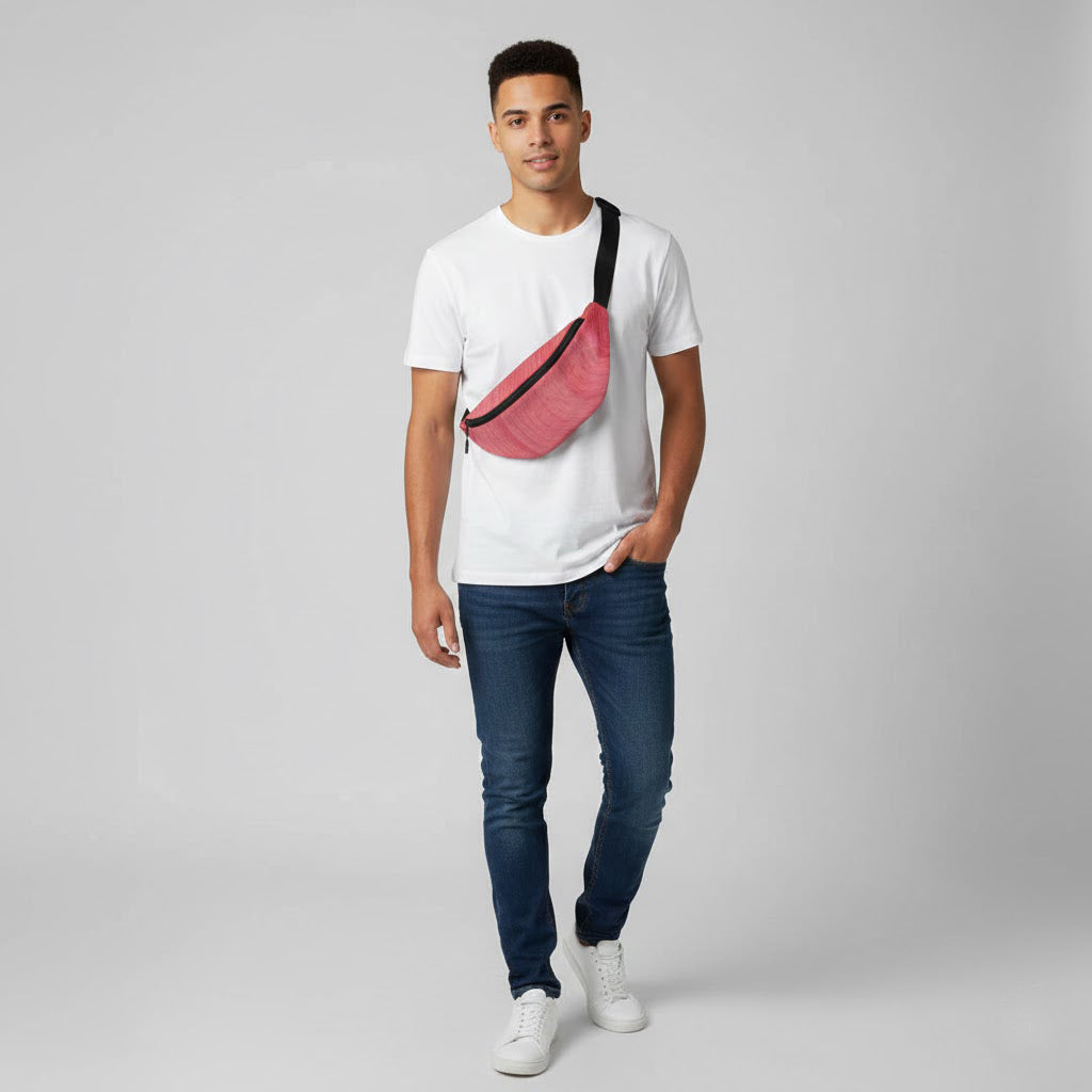 Pattern Pink Fanny Pack