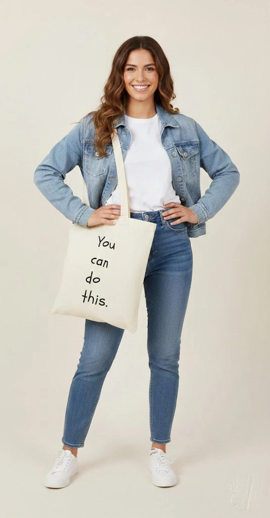 You Can Flower tote bag