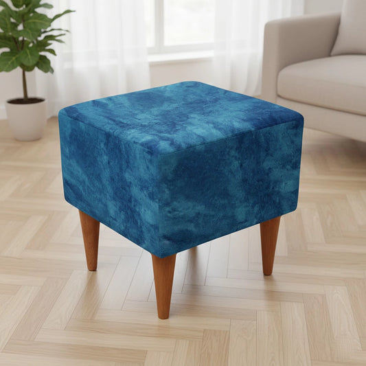 Galaxy Blue Pouf