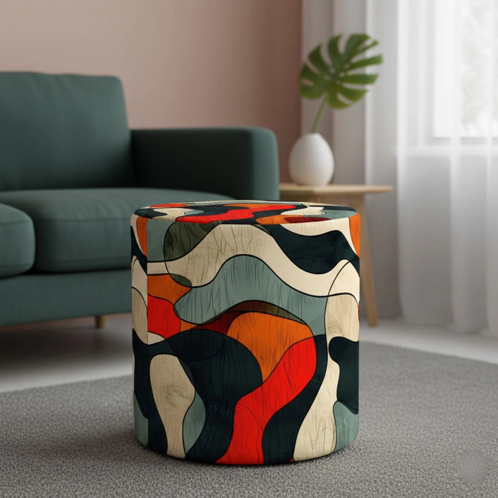 Pattern Pouf