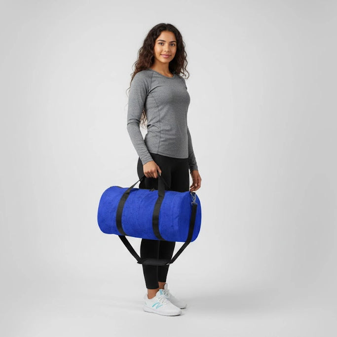Blue Duffle Bag