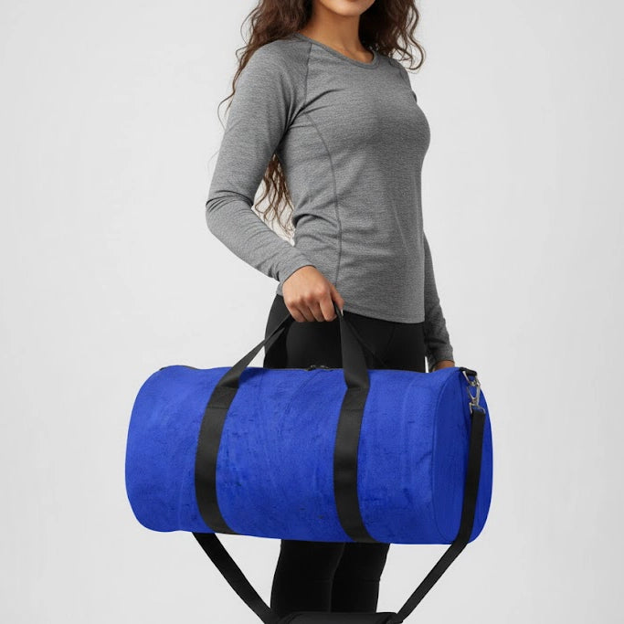 Blue Duffle Bag